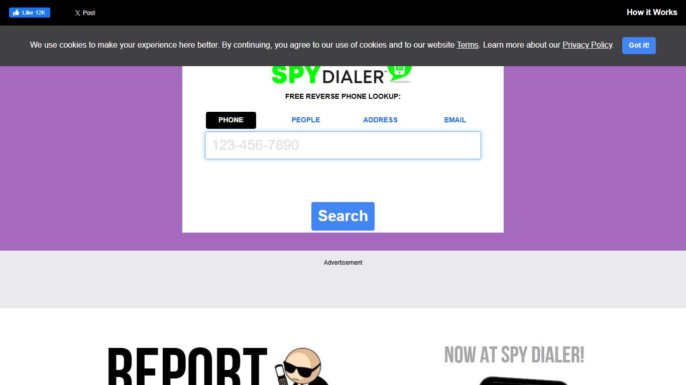 Free Reverse Phone Lookup - Cell Phone or Landline | Spy Dialer